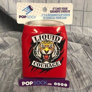 Liquid Courage Silicone 12oz can koozie